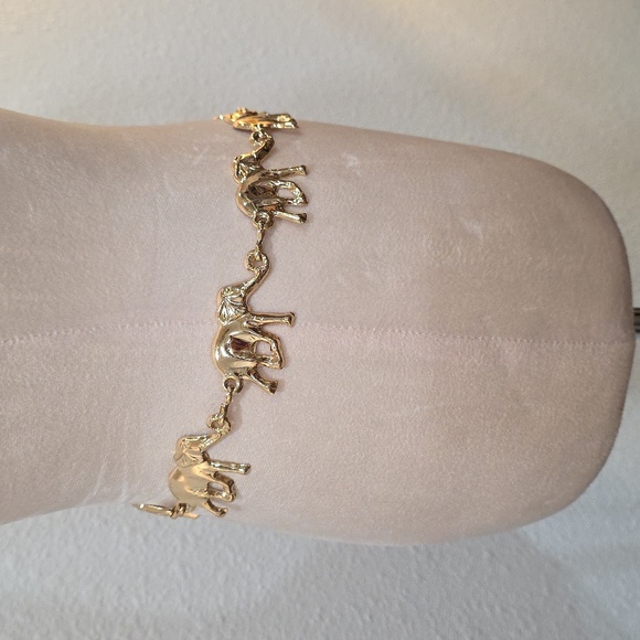 Vintage Gold Elephant Chain Belt 46" Long - Picture 4 of 9